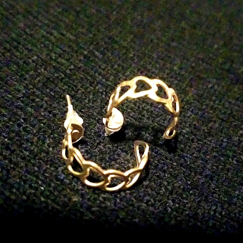 3 for $15 Heart Hoop Earrings